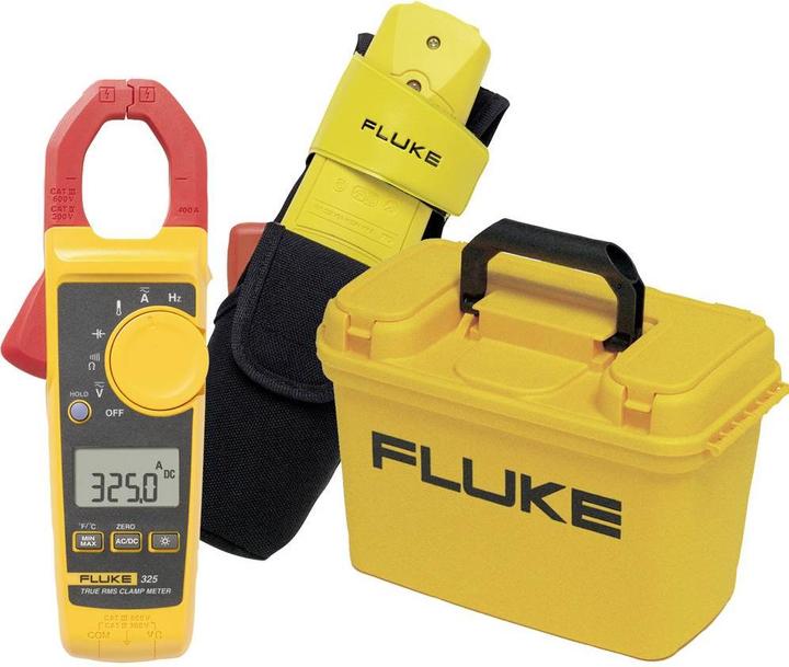 Actual product image Fluke 325 Current clamp, hand-held multimeter calibrated (ISO) digital CAT III 600 V, C (CAT III 600V, CAT IV 300V)