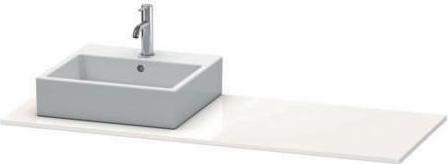 Immagine prodotto Duravit Console XSQUARE 16x1400x550mm con uscita a destra bianco opaco