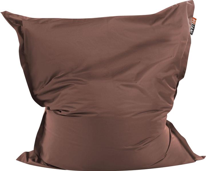 Beliani Beanbag with inner bag for indoor and outdoor use 140 x 180 cm brown FUZZY
