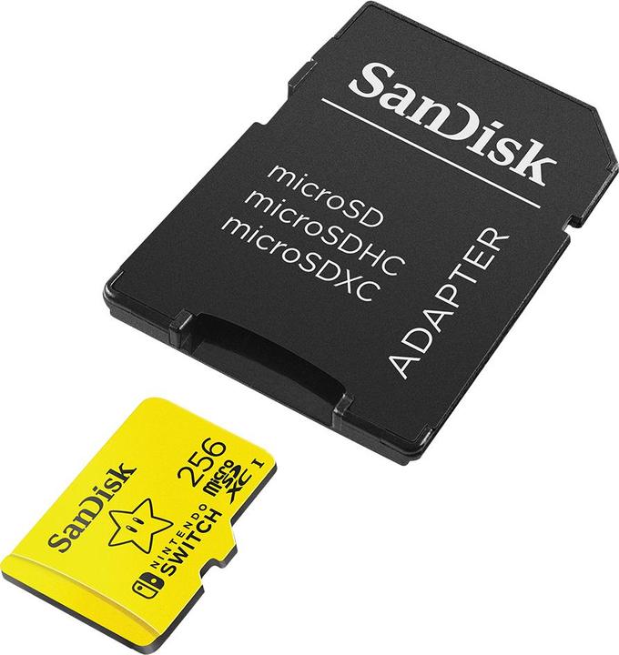 Produktbild SanDisk Nintendo Switch Card (256 GB, microSDXC, U3, UHS-I)