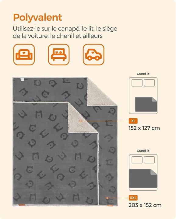 Produktbild Feandrea Hunde-Decke wasserdicht 127 x 152.4 cm, Breite: 127 (Hund)