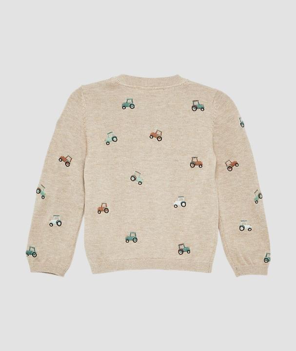 Produktbild s.Oliver Strickpullover Feinstrickpullover mit Traktor-Stickerei (86)