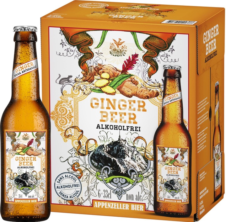 Appenzeller Bier Ginger beer (6 x 33 cl)