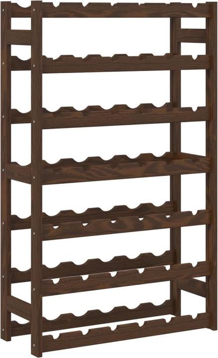 Produktbild vidaXL Weinregal (62,5 x 25 x 102 cm, 42 Flaschen)