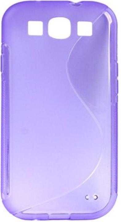 Produktbild König Design Schutzhülle TPU Case für Handy Samsung I9300 Galaxy S3 Transparent Lila