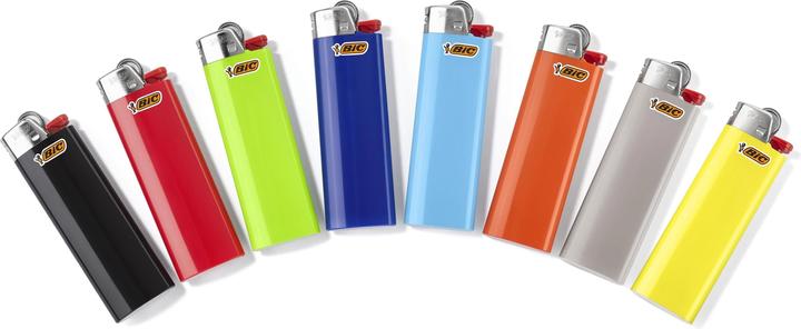 Produktbild Bic Reibradfeuerzeug J26 Maxi, 6er Pack