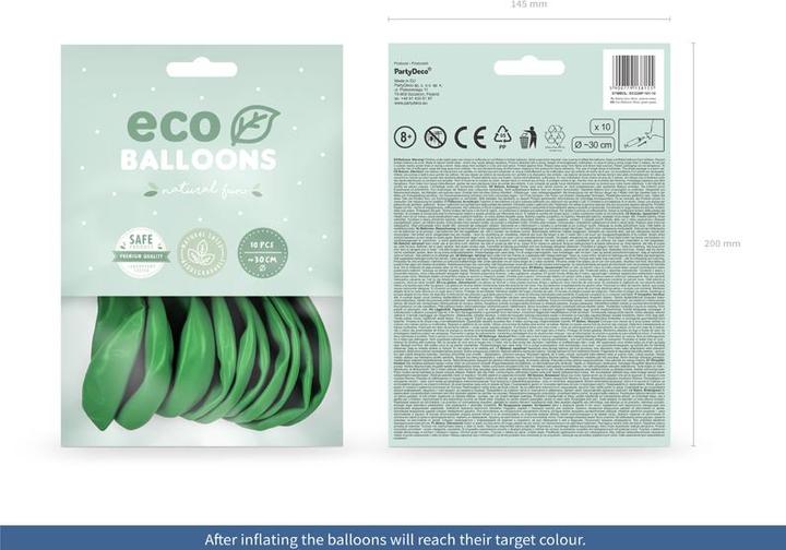 Actual product image Partydeco Eco Balloons Grass Green Pastel (10 x)