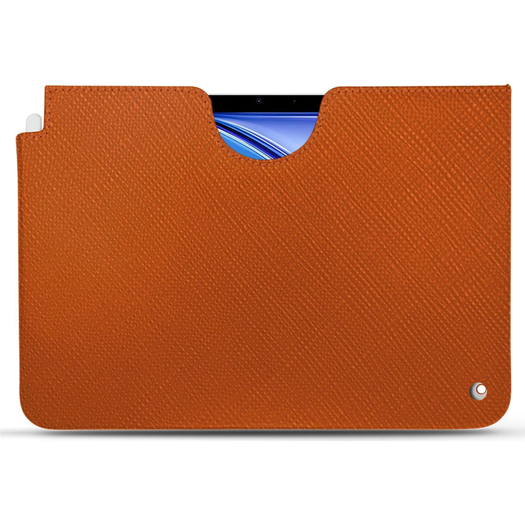 Noreve Lederschutzhülle (iPad Air 2020 (4. Gen), iPad Air 2022 (5. Gen)), Tablet Hülle, Orange