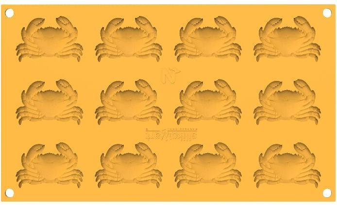 Produktbild Silikomart Silikonform Krabben