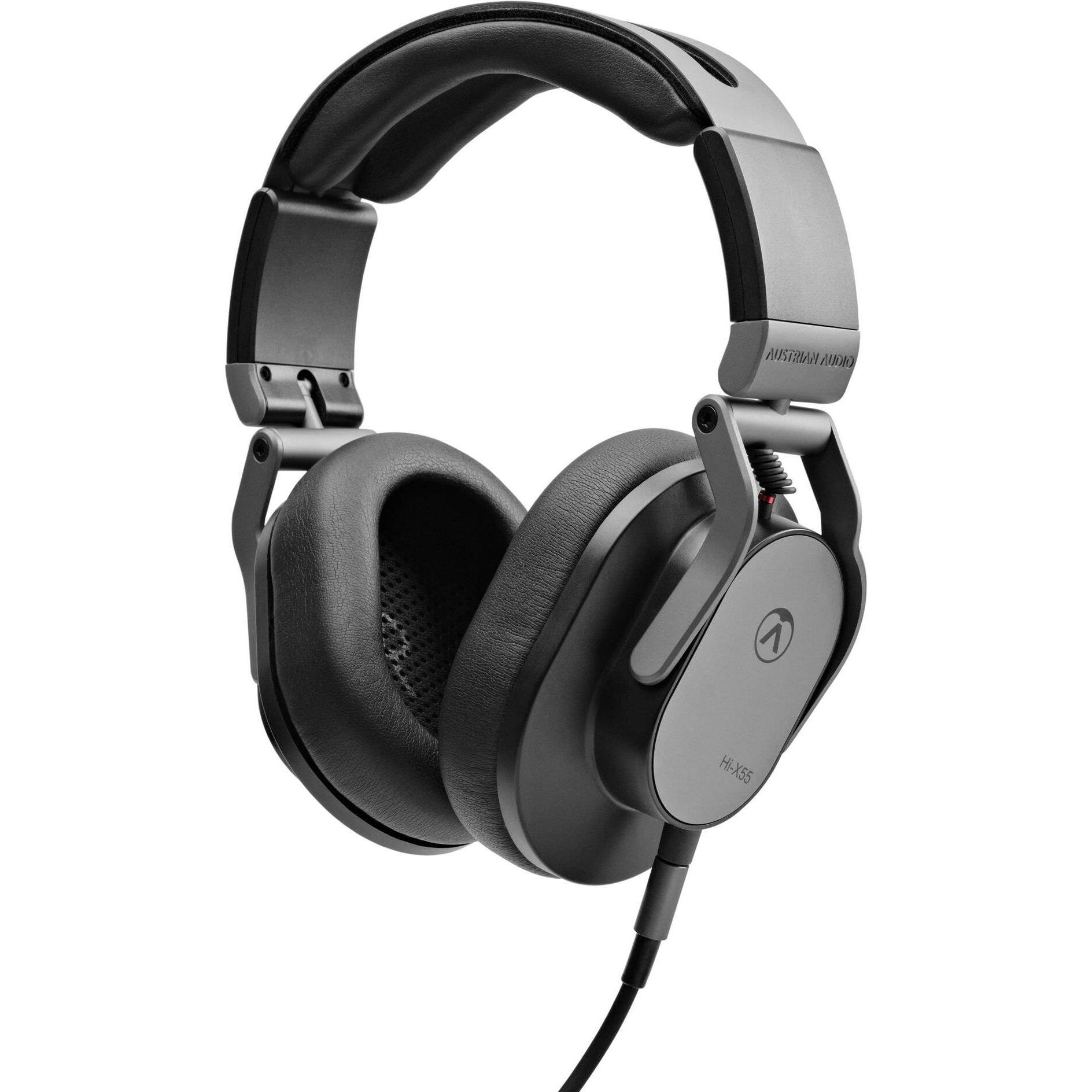 AustrianAudio Hi-X55 OVER-EAR (ANC, Kabelgebunden), Kopfhörer, Schwarz