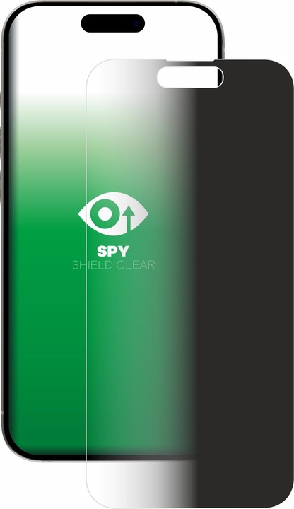 Actual product image upscreen Spy Shield Privacy Protector (1 Piece, Apple iPhone 15)