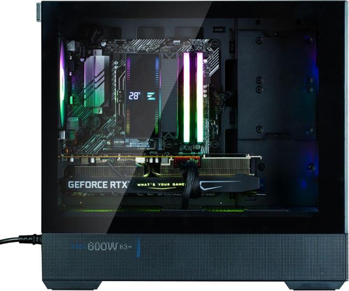 Actual product image Zalman P30 AIR Black, ARGB Fan x3 (Mini-ITX, mATX)