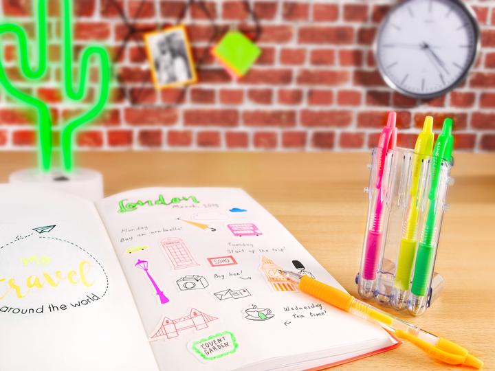 Actual product image Pilot G-2- NEON - Gel roller (Green)