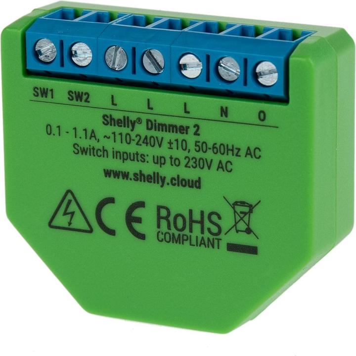 Immagine prodotto Shelly Dimmer 2 x2 (Attuatore dimmerabile)