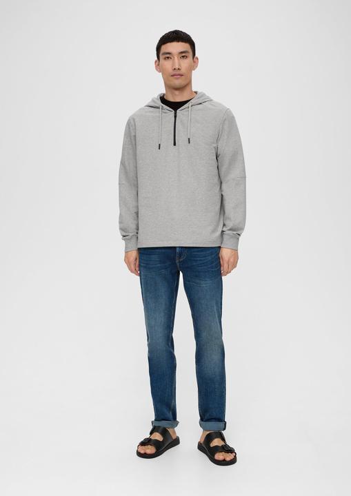 Produktbild s.Oliver Sweatshirt Hoodie aus Baumwollstretch (XL)