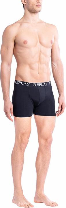 Produktbild Replay Trunk BOXER Style 01/C Basic Cuff Logo im 2er Pack (L, 2er Pack)