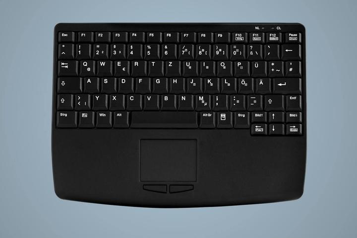 Produktbild Active Key Compact Notebook Style Touchpad Keyboard USB Black (Deutschland, Kabelgebunden)