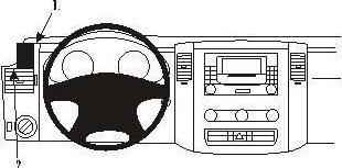 Brodit ProClip MB Sprinter 07-18/VW Crafter My. 07-16