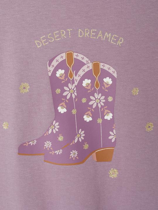 Immagine prodotto Vertbaudet Mädchen Shirt mit Fransen und Cowboy-Boots-Motiv (92)