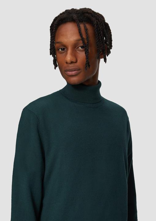Immagine prodotto S.Oliver Strickpullover Slim-Fit-Pullover mit Rollkragen (S)