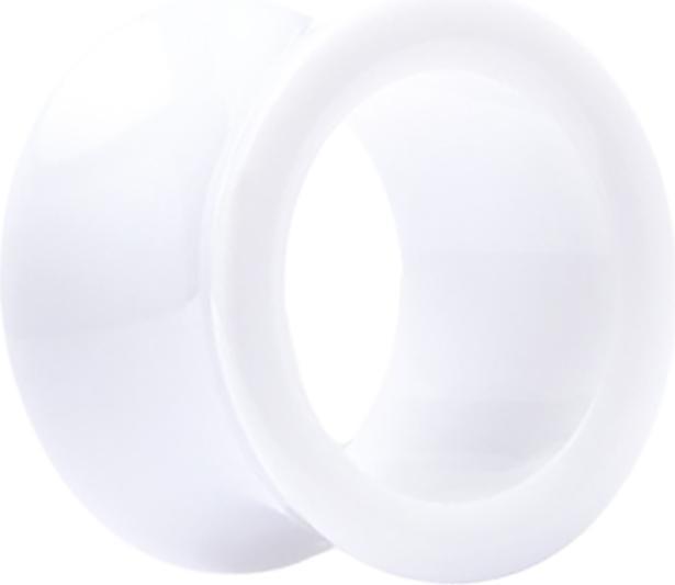 Produktbild Star Piercing Flared Tunnel weiss (ohne Messing, Acryl)