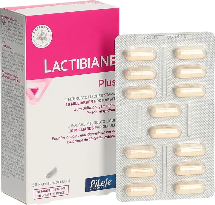 Actual product image Lactibiane Plus (56 Piece, Capsules, 57 g)