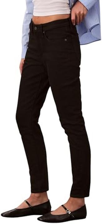 Actual product image Calvin Klein Jeans Mid Rise Skinny Ck Classic Black (28)