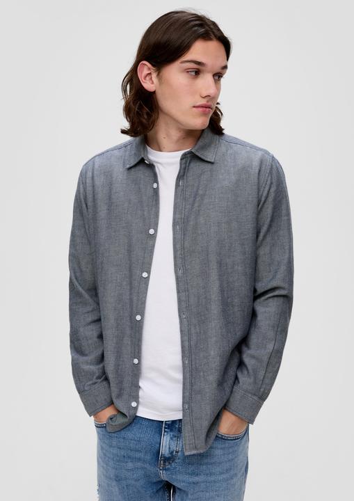 Produktbild s.Oliver Hemd Hemd aus Twill (XXL)