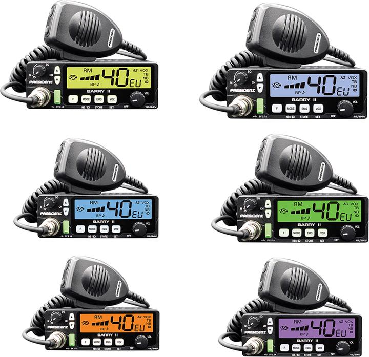 Produktbild President Radio CB BARRY II ASC VOX 12 / 24V