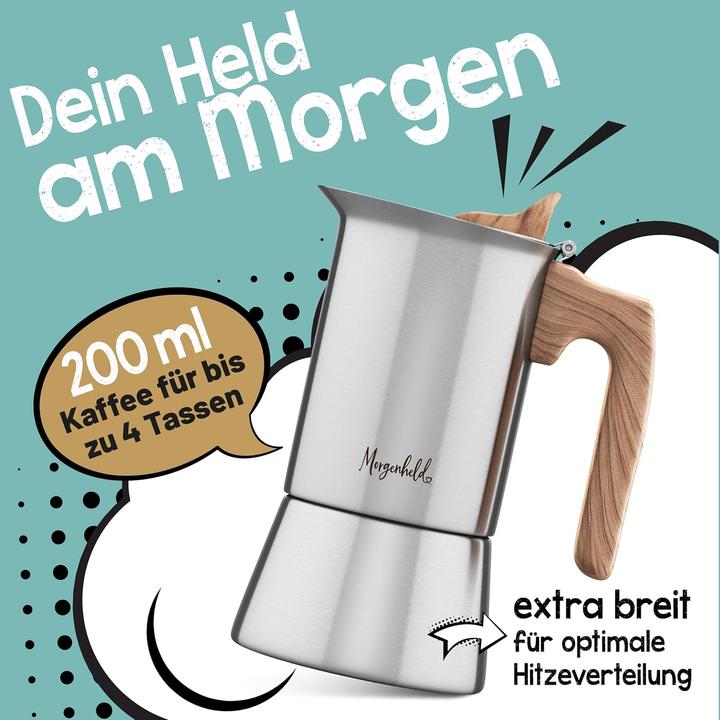 Produktbild Morgenheld Espressokocher (4 Tassen)