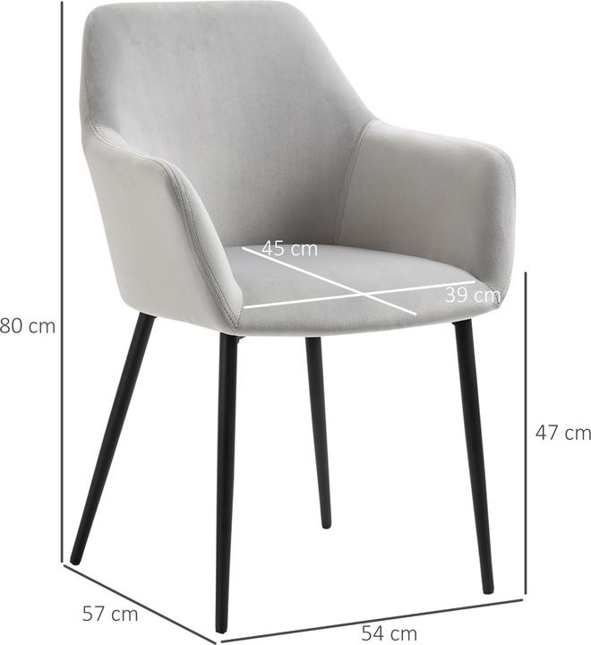 Produktbild Homcom Esszimmerstuhl