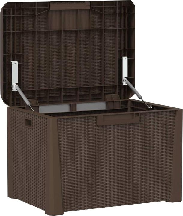 Image du produit VidaXL Gartentruhe Braun 125 L PP,Farbe: Braun,Material: 100
