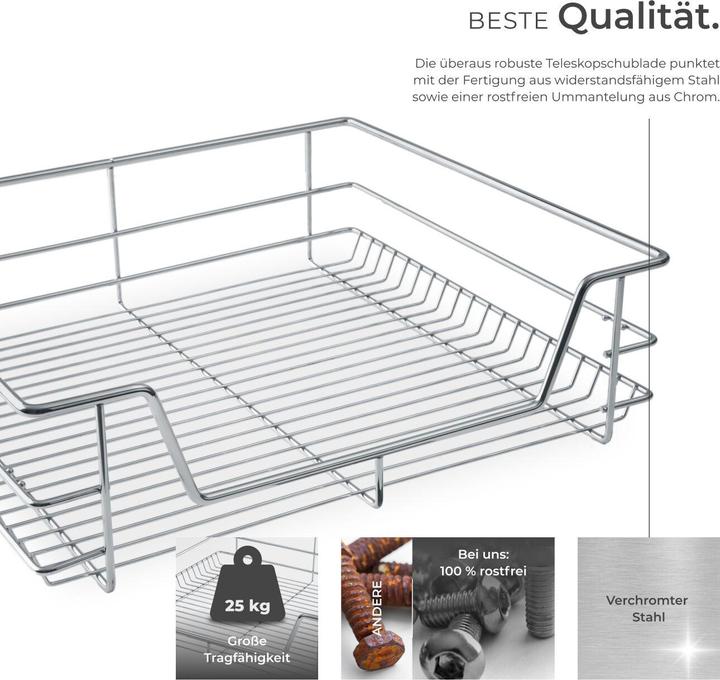 Actual product image tectake Tiroir de Rangement