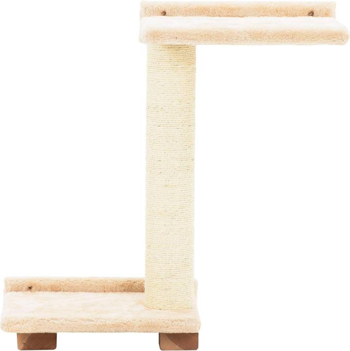 Produktbild Wiesenfield Katzen-Kletterwand 9-tlg. Hängematte Sisalsäule Höhle 3 Stufen Hängebrücke (45 cm, Creme­far­ben)