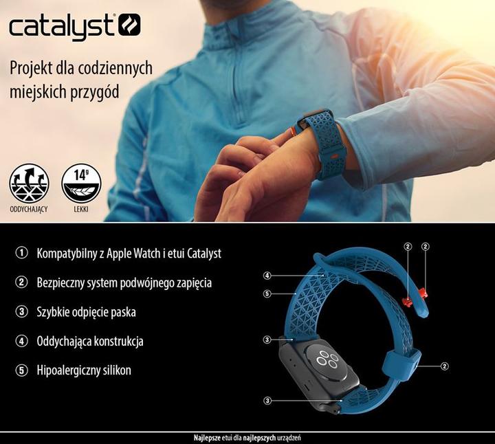 Actual product image Catalyst Sports bracelet - elastic strap for Apple Watch 38 (Silicone)