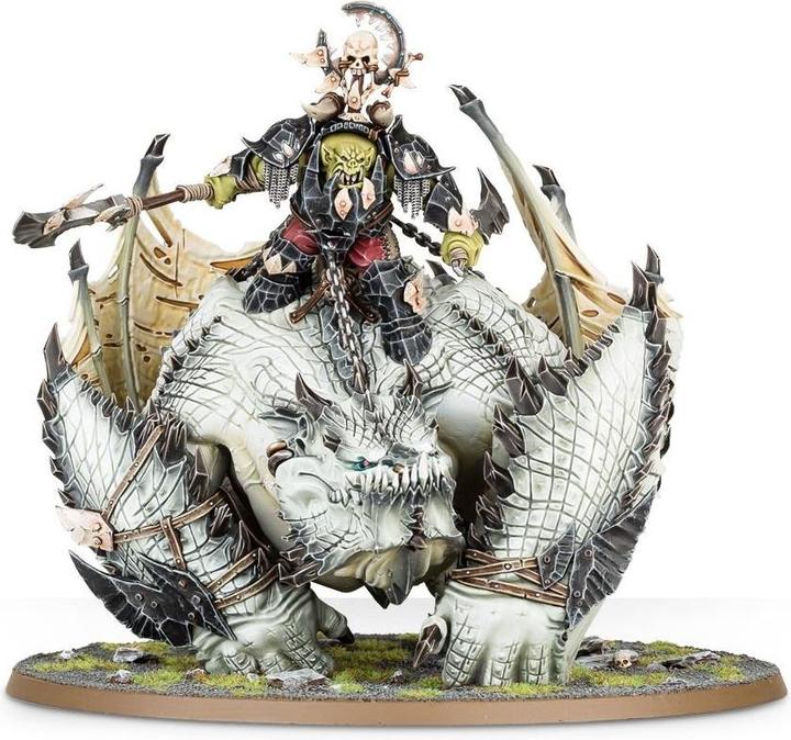 Games Workshop Warhammer AoS - Ironjawz Megaboss sur Maw-krusha