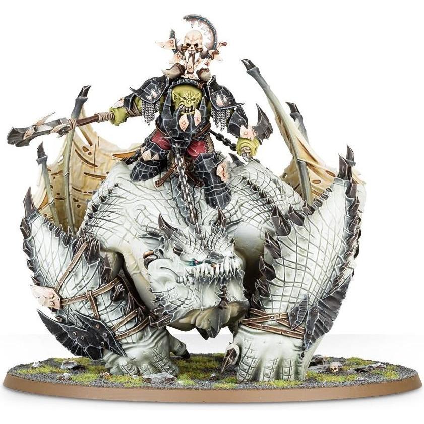 Thumbnail - Games Workshop Warhammer AoS - Ironjawz Megaboss sur Maw-krusha