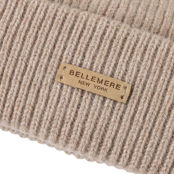 Image du produit Bellemere Headgear Ribbed Lambswool Beanie (Taille unique)