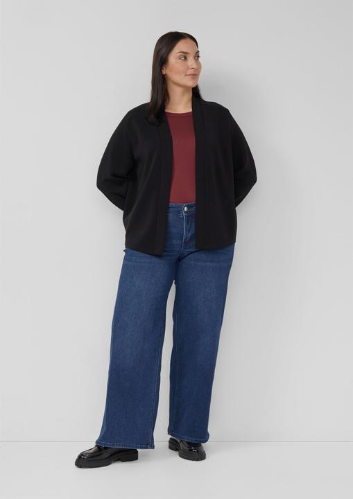 Produktbild s.Oliver Sweatshirt Jacke Scuba-Jacke im Relaxed Fit (46)