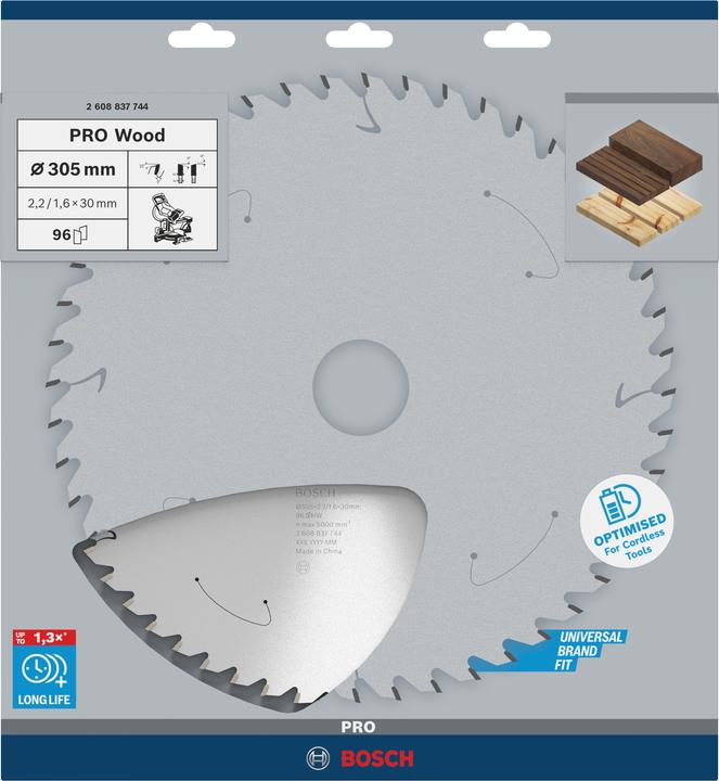 Productafbeelding Bosch Professional Zubehör Cirkelzaagblad voor accuzagenStandaard voor