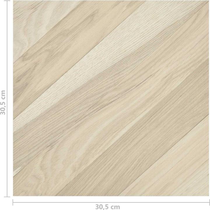 Produktbild vidaXL Quadratische Dielen (PVC Boden, 5.11 m²)