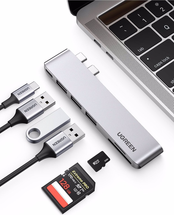 Produktbild Ugreen 6-in-2 (USB-C, 6 Ports)