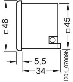 Produktbild Siemens Elec Counter, 48x48mm, 24V ac