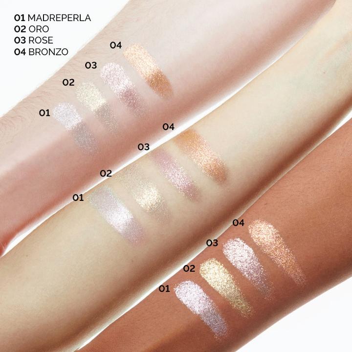 Produktbild Veralab Light Vertigo Multipurpose Illuminating Eyeshadow - 02 Gold (02 Gold)