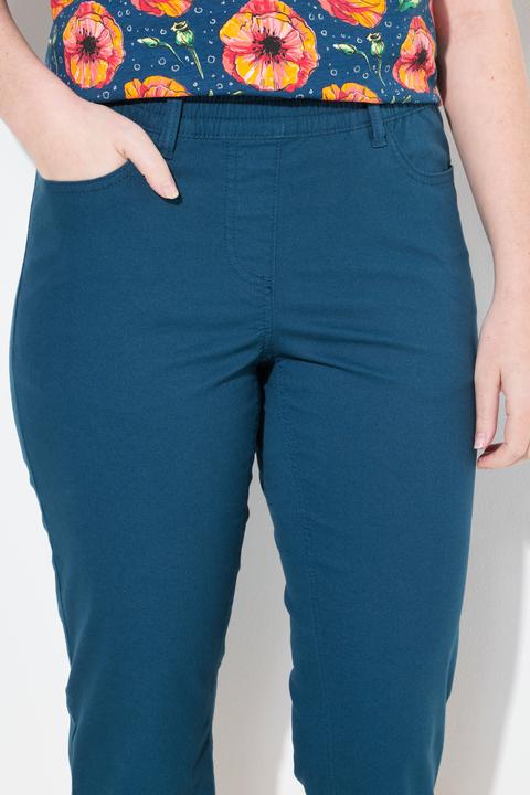 Produktbild Ulla Popken Caprihose, Saumschlitze, Gürtelschlaufen (56)