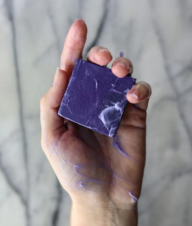 Actual product image Green Room Shampoo & Conditioner Set Color Correction Purple (Solid shampoo)