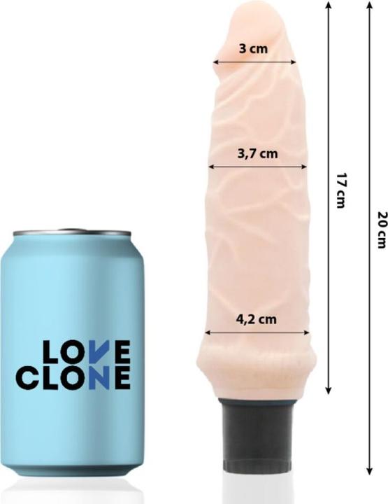 Actual product image Love Clone Loveclone Ivar Self Lubricating Vibrator 20cm