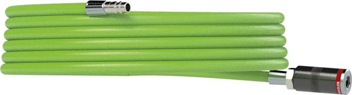 Actual product image Riegler Hose set hose d.15x9mm l.5m PVC fabric luminescent green safety coupling/grommet NW7.4