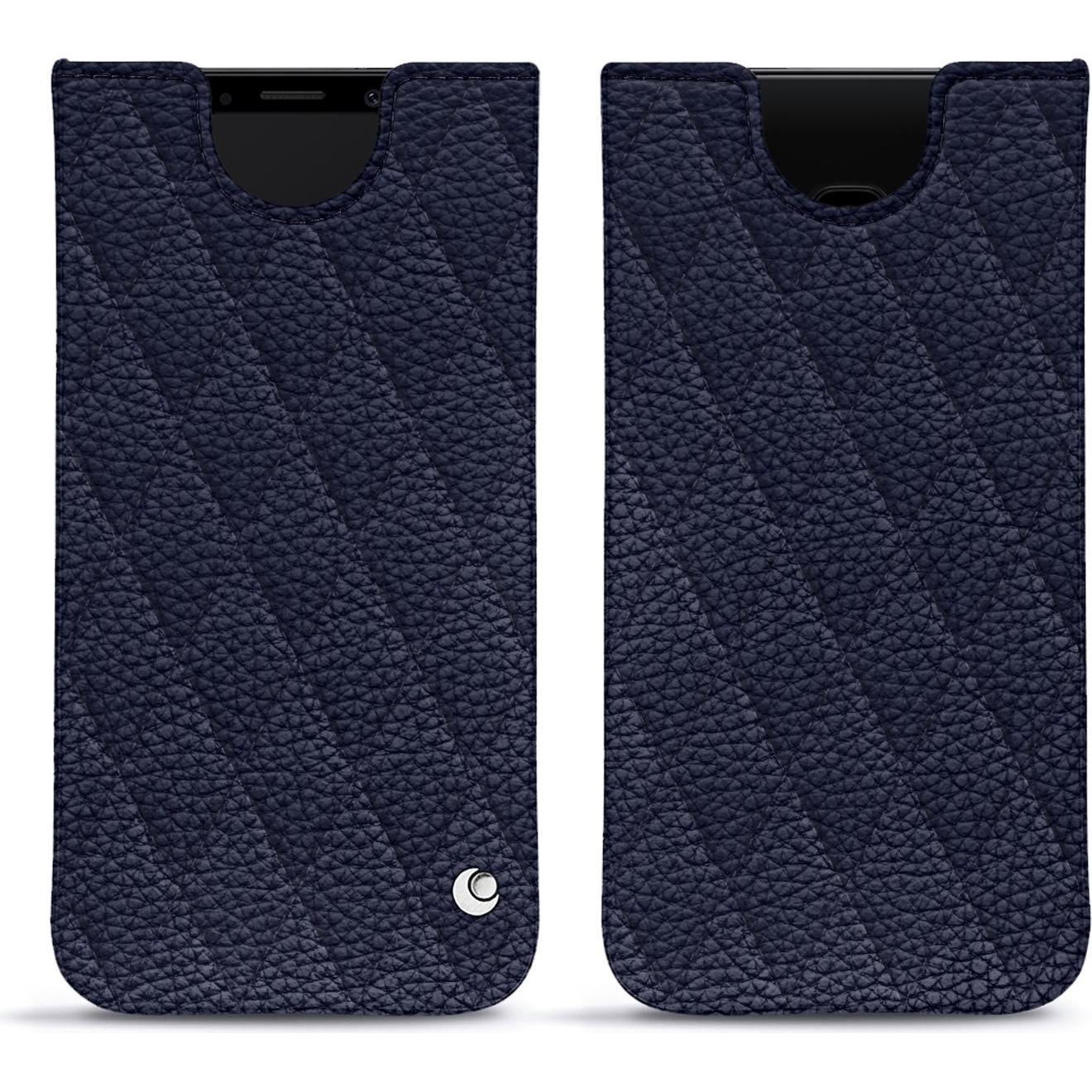 Noreve Lederschutzhülle (Samsung Galaxy S9), Smartphone Hülle, Violett