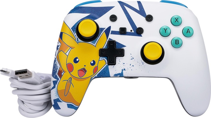 Immagine prodotto PowerA Controller cablato migliorato per Nintendo Switch - Pikachu ad alta tensione (Switch)